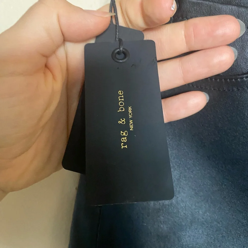 NWT Rag & Bone Nina High-Rise Skinny Leather Pant
size 23 - Picture 14 of 17